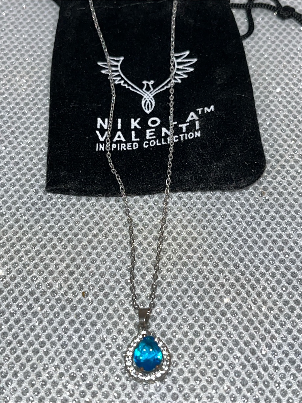 Nikola Valenti Blue Pendant Necklace